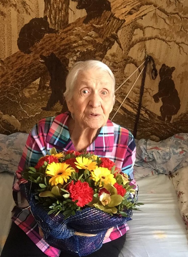 100-летний юбилей жительницы Черёмушек