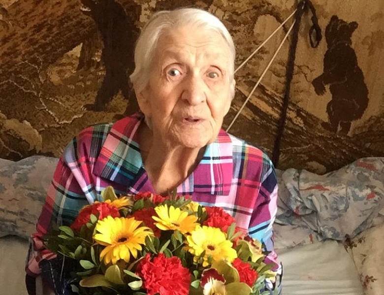 100-летний юбилей жительницы Черёмушек