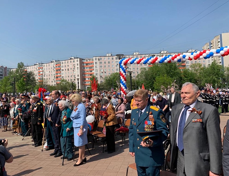 Торжественные мероприятия в честь Дня Победы в Черемушках (ЮЗАО)